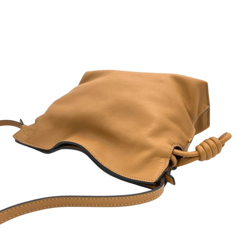 ロエベ LOEWE フラメンコ クラッチ ミニ ショルダーバッグ キャメル