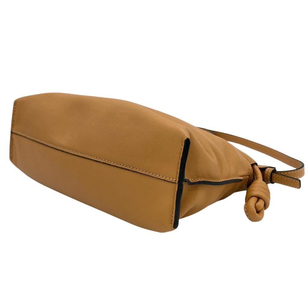 ロエベ LOEWE フラメンコ クラッチ ミニ ショルダーバッグ キャメル