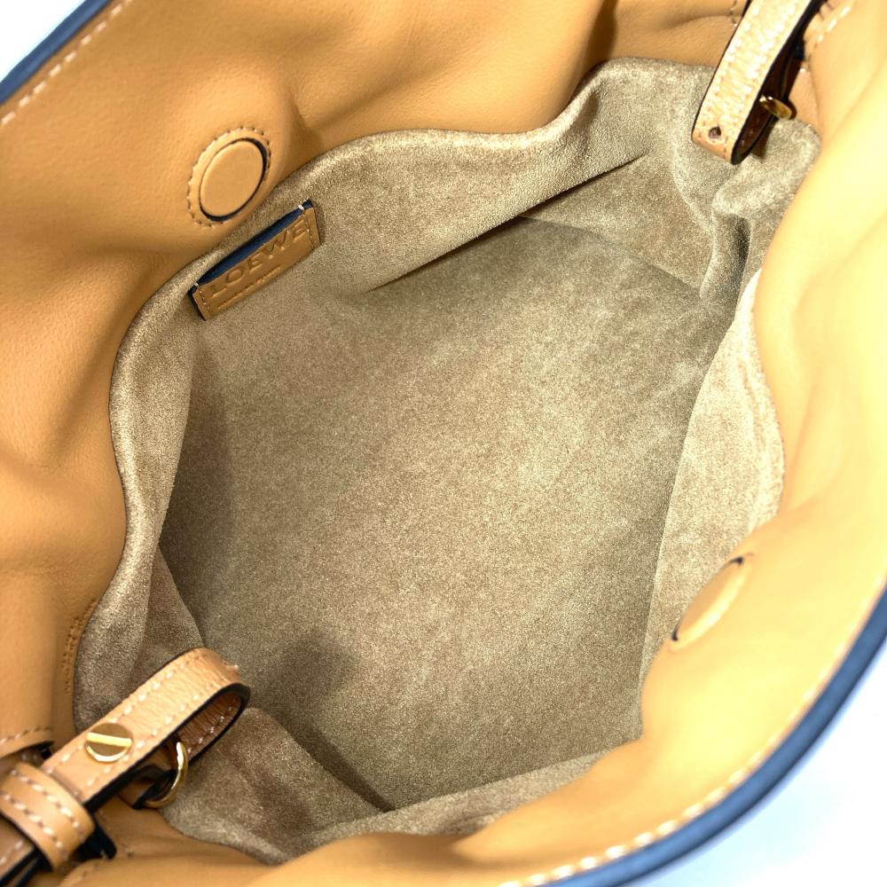 ロエベ LOEWE フラメンコ クラッチ ミニ ショルダーバッグ キャメル