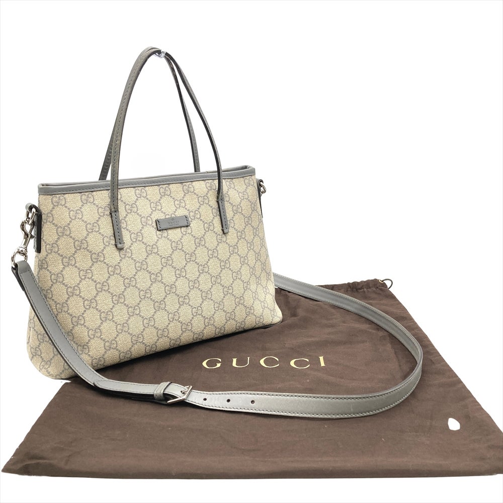 グッチ GUCCI トートバッグ 2WAY GGスプリームキャンバス レザー