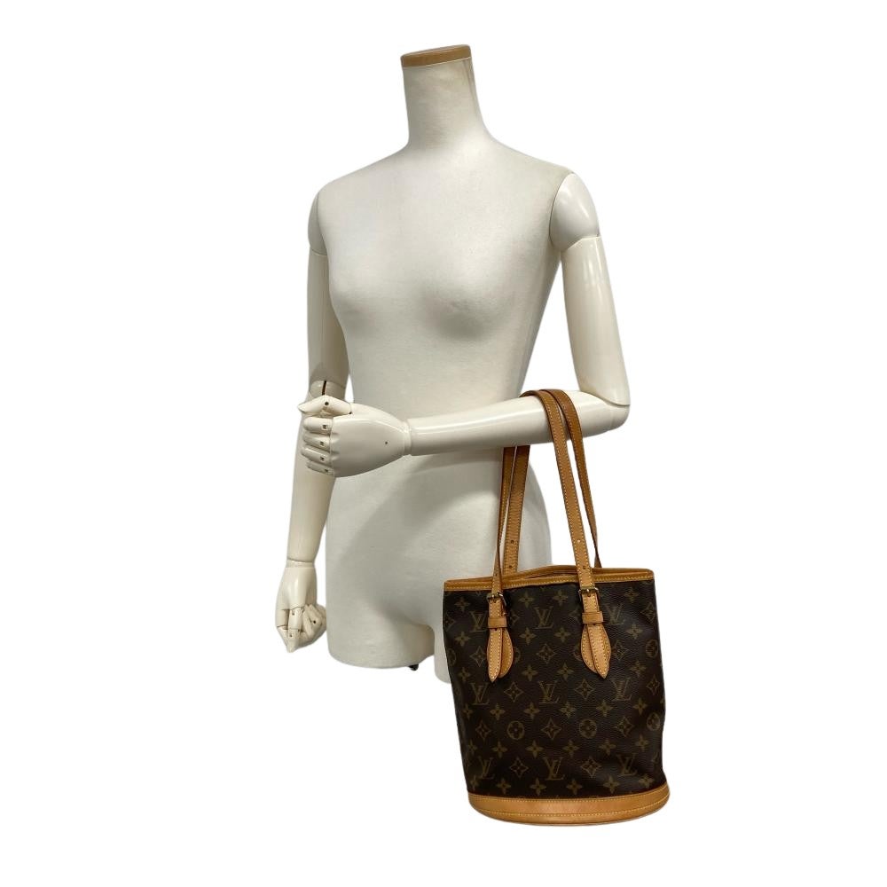 ルイヴィトン LOUIS VUITTON バケットPM ショルダーバッグ モノグラム