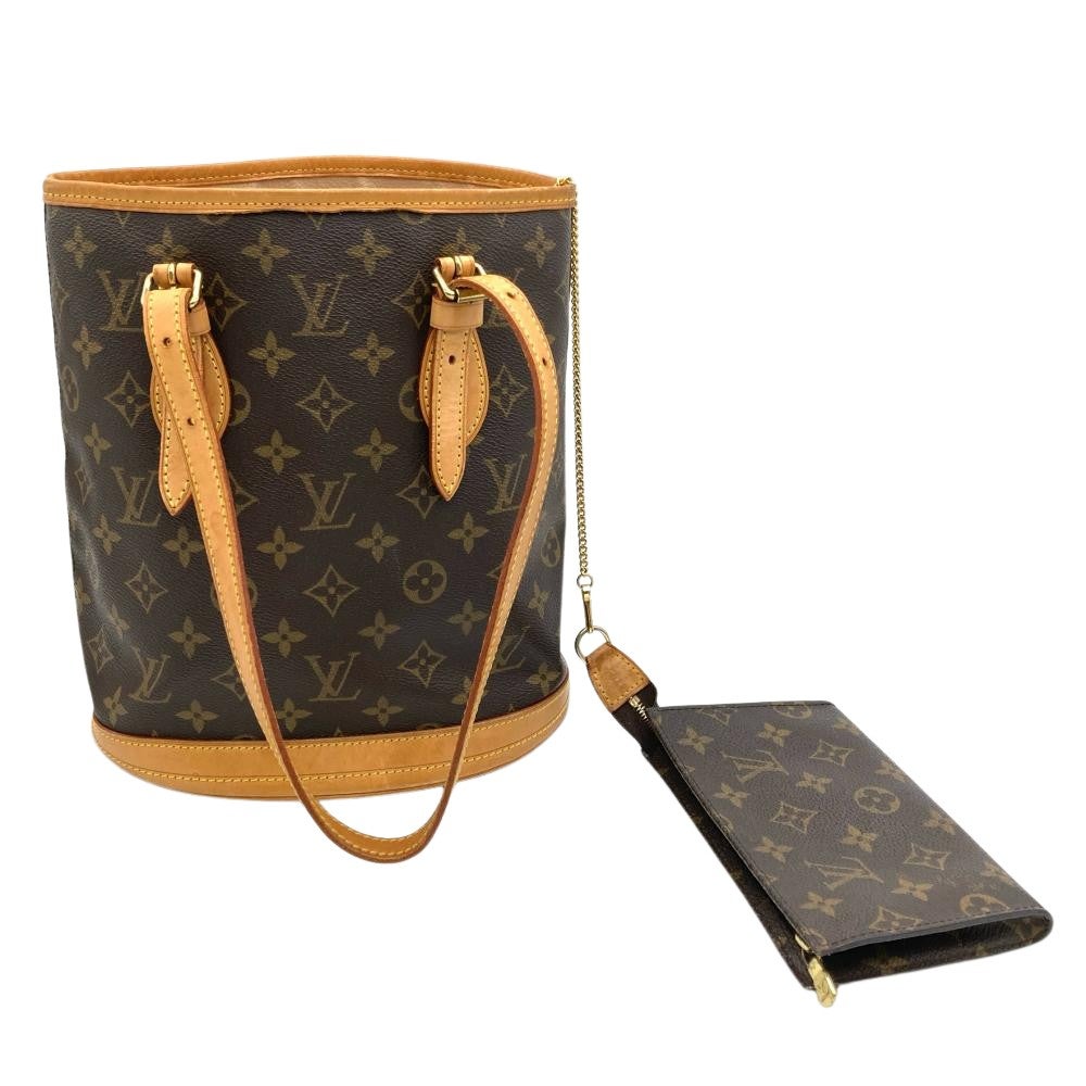 ルイヴィトン LOUIS VUITTON バケットPM ショルダーバッグ モノグラム