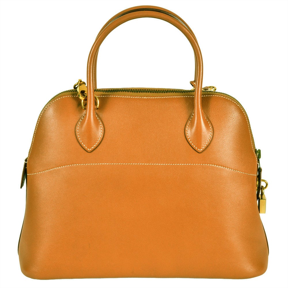エルメス HERMES ボリード31 ハンドバッグ バレニア 〇Z刻印 ゴールド