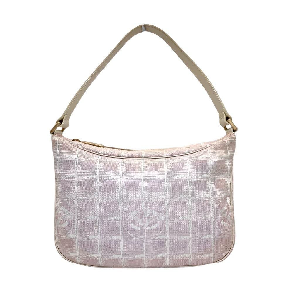 シャネル CHANEL ニュートラベルライン ショルダーバッグ ピンク【中古